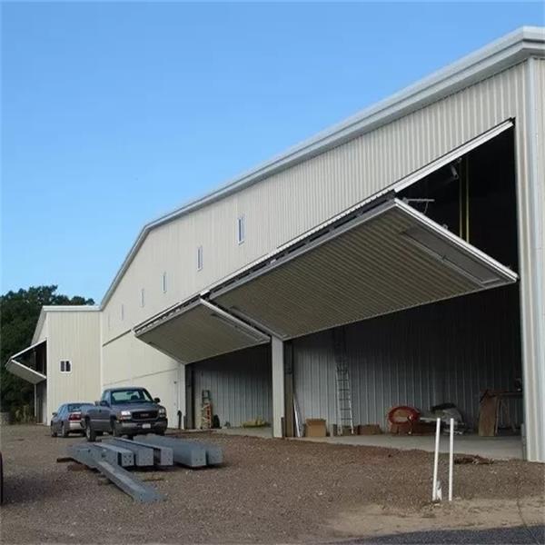 Bâtiment préfabriqué de hangar d'entrepôt de hangar d'avions à ossature d'acier préfabriqué